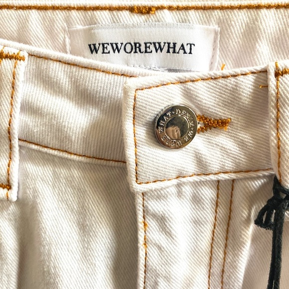NWT WEWOREWHAT Icon Jean Stretch Twill Denim, size 27 - Picture 5 of 13